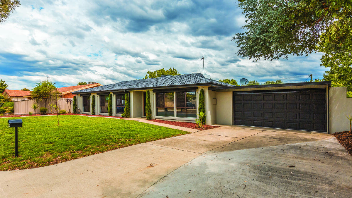MODERN FAMILY HOME: It is conveniently located near arterial roads to Woden and Tuggeranong and enjoys easy access to other areas of Canberra.