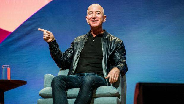 Jeff Bezos saw his net worth climb above $100 billion on Friday. Photo: AP