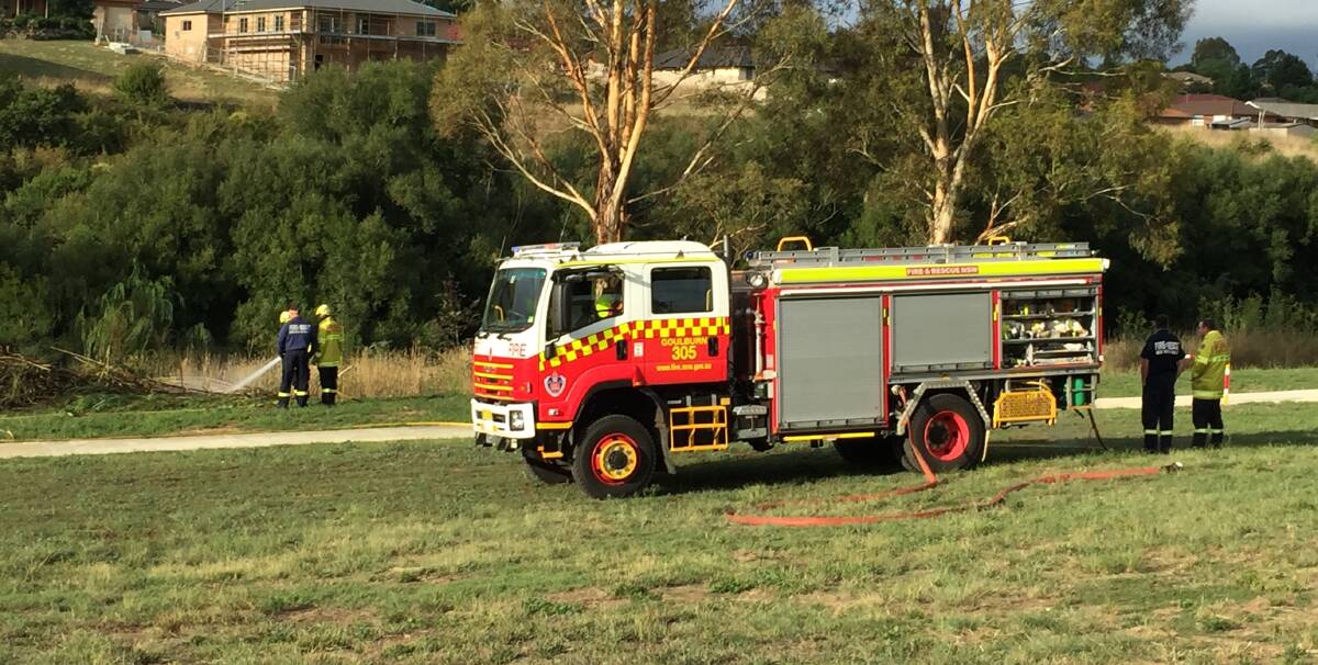 FIRE: RFS warns use of equipment despite cool weather following a grass fire in Bungonia. Photo: File. 