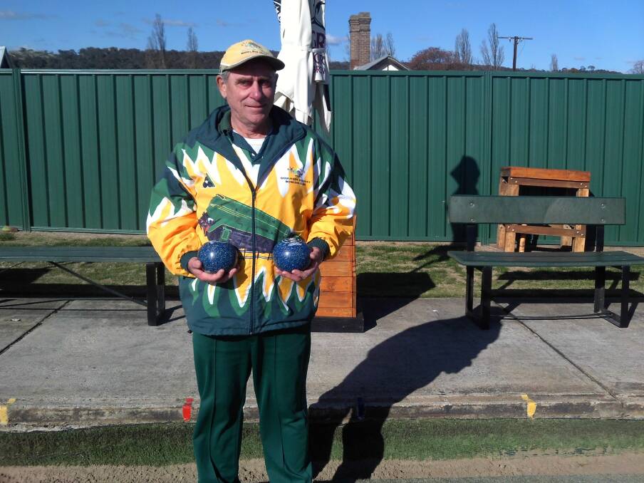 SINGLES CHAMP: Hayden Ward, Major Singles Champion for 2017 NSW. President of the Goulburn Railways Men’s Bowls club Reg Thoms has welcomed the ACT Championships with open arms. Photo: Supplied.