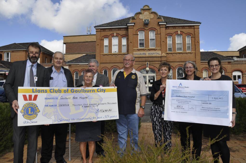 BDCU Goulburn Hospital Fundraising Inc reaches major milestone. Photo: file.