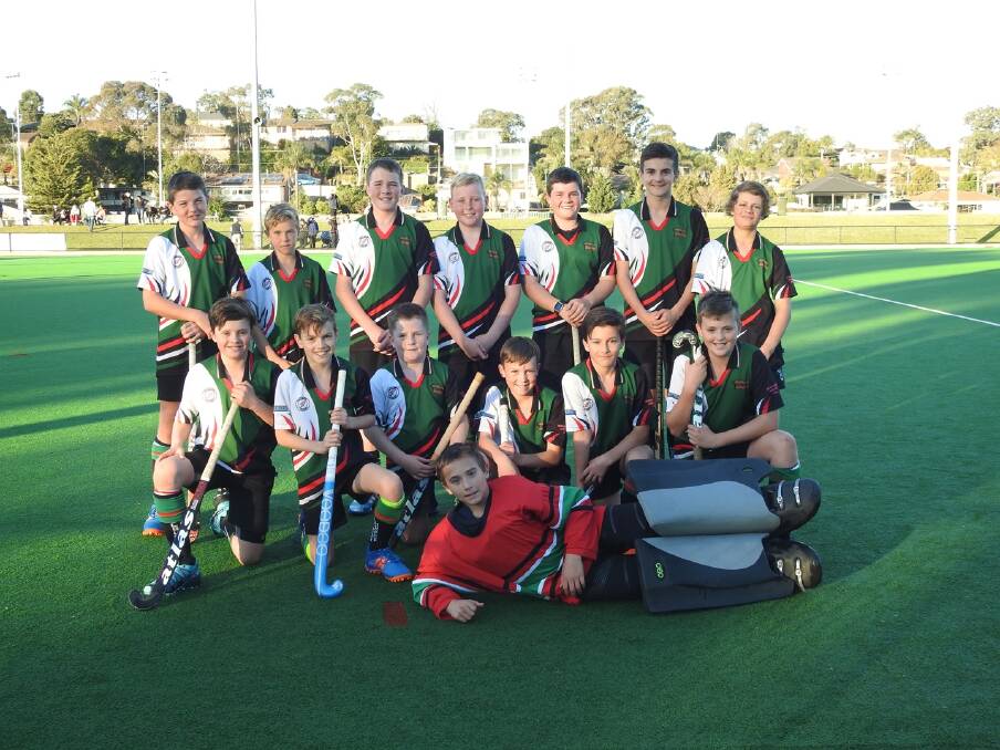 FOLLOWING FOOTSTEPS: The U13 boys representative hockey team looking to grab gold at the NSW Hockey Championships this weekend. Photo: supplied
