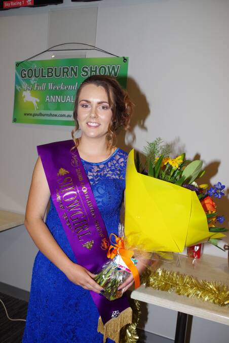 Winner of the Goulburn Showgirl 2018 Shernoah Evans. 