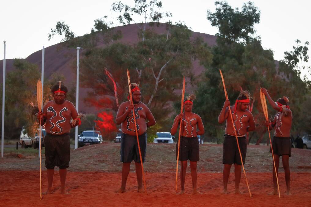 HISTORY: First Nations National Convention in Uluru. Photo: Alex Ellinghausen