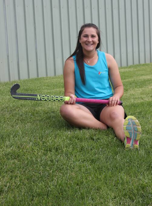 ATHLETE'S VOICE: Hockey player Sassie Economos will run a half marathon in Sydney to raise awareness of mental health issues in the community and in sports. 