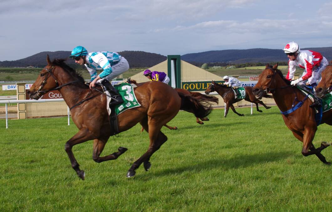 TRACKSIDE: It always better to watch the action trackside at the Goulburn and District Racing Club.  The meeting on Monday should be no exception with quality local horses competing against the visiting contenders. File photo: Darryl Fernance
