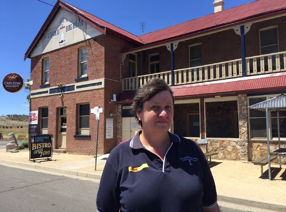 The Loaded Dog employee Vicki Bowes says the whole community feels for those who have lost stock and property in the Currandooley fire.
