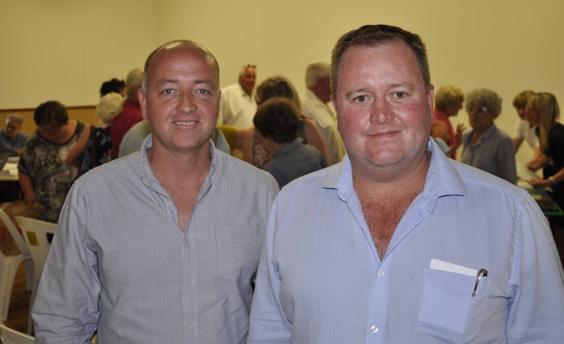 Gunlake Quarries managing director, Ed O'Neil and his brother and co-director, Simon O'Neil listened intently at the Planning and Assessment Commission hearing.