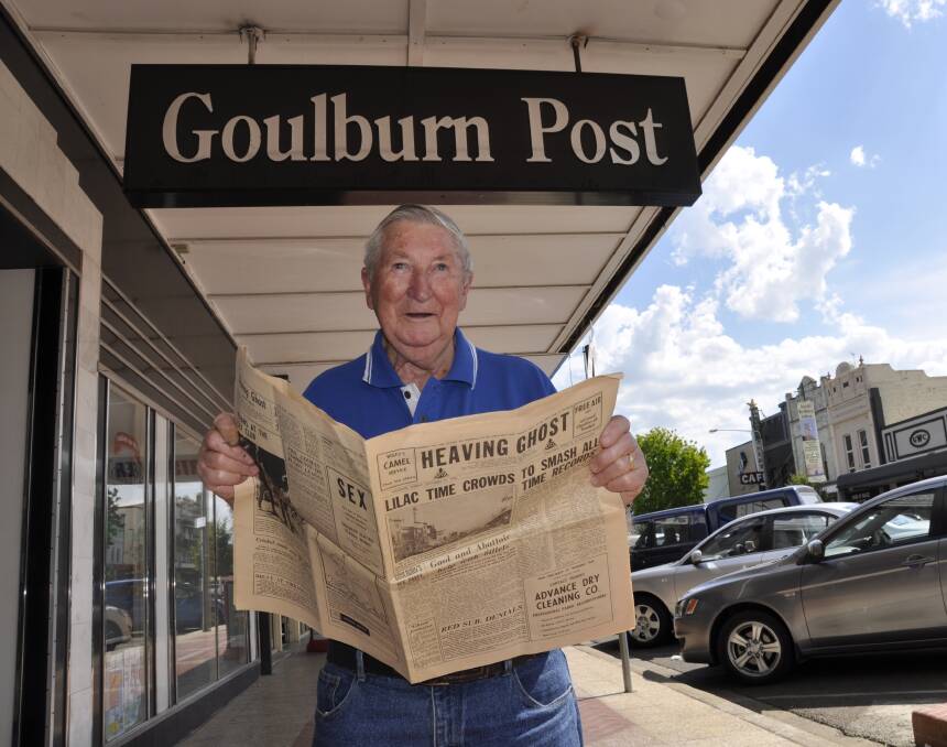 MEMORIES: Goulburn man Bob Norris got a laugh out of reading the September 25, 1966 edition of The Heaving Ghost, published by the Apex Club. 