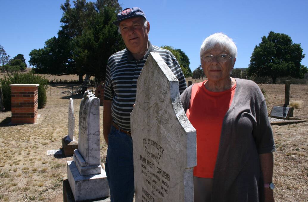 Keith Speer, whose wife Marjorie is descended from the Grubb family, and historian Edith Medway have worked hard with a band of volunteers to maintain The Forest Cemetery. They were pictured in 2014 when controversy broke over the cemetery's proposed sale.