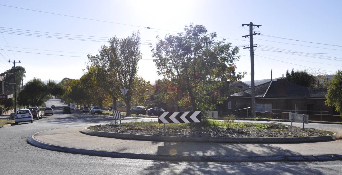 BEAUTIFYING: The Mundy/Auburn Street intersection is one of the few in Goulburn that have an established tree. Councillors want more detail before planting others.