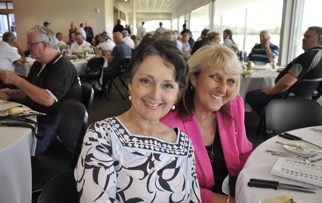 MP Pru Goward caught up with Cr Carol James at Goulburn Greyhounds' annual Goulburn Cup function at the Grace Millsom Centre.