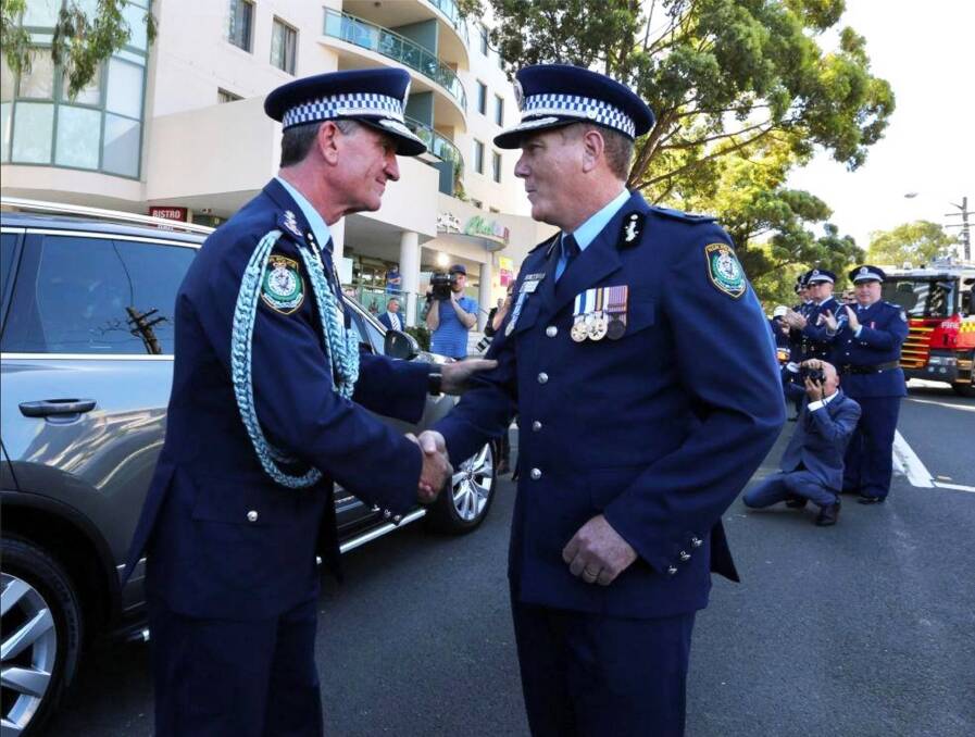 New Police Commissioner Mick Fuller and former Commissioner Andrew Scipione will be in Goulburn on Friday.