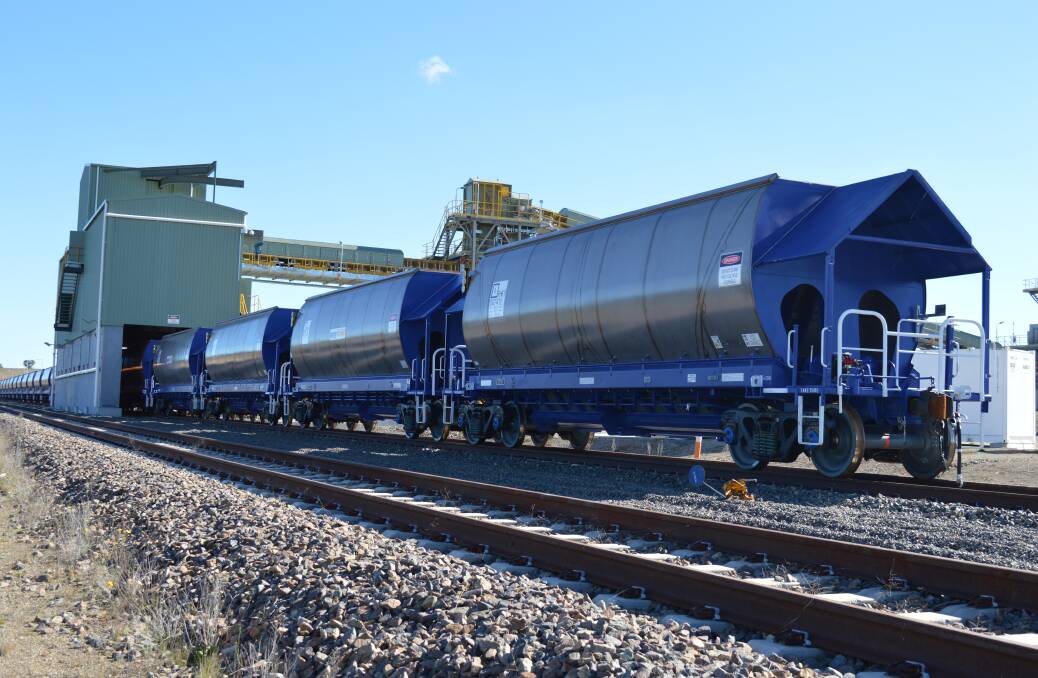 EFFICIENT: Holcim's Lynwood Quarry at Marulan transports the majority of its quarry product to Sydney by rail under State Government approval terms.The company built a spur line. Photo supplied.