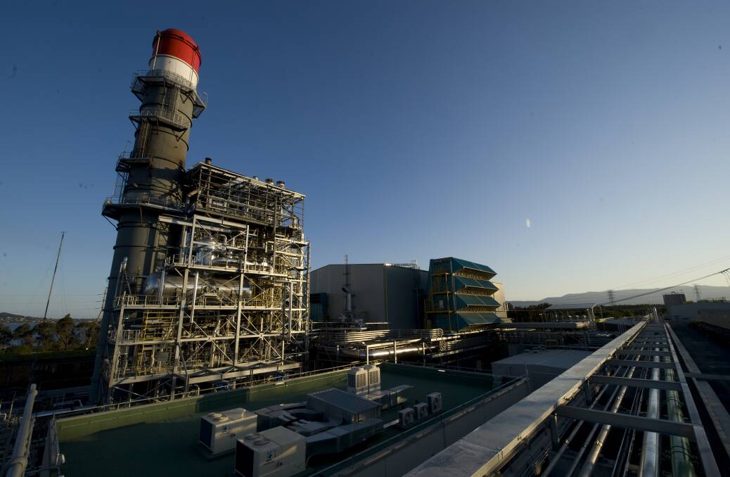Energy Australia's existing gas fired power station at Tallawarra, near Wollongong. The company is reviewing the need for a second plant at the site. Photo courtesy Energy Australia.
