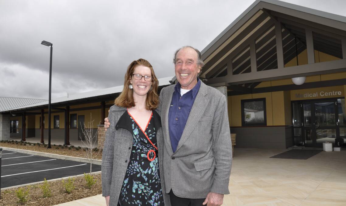 TIMELY: Father and daughter team Wal and Sophie Ashton want their Bradfordville Health Hub to be part of a public-private partnership bid for Goulburn Base Hospital, which the State Government called last week.