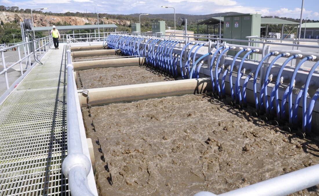 Upgrade of Goulburn's wastewater treatment plant will continue in 2024/25. Picture by Louise Thrower.