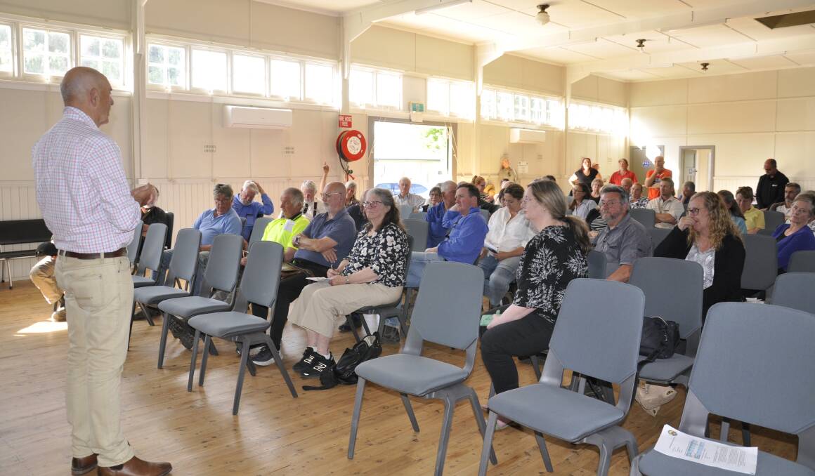 Attendees at an Upper Lachlan Shire Council meeting at Gunning in 2023 were resoundingly opposed to a proposed rate rise. Picture by Louise Thrower.