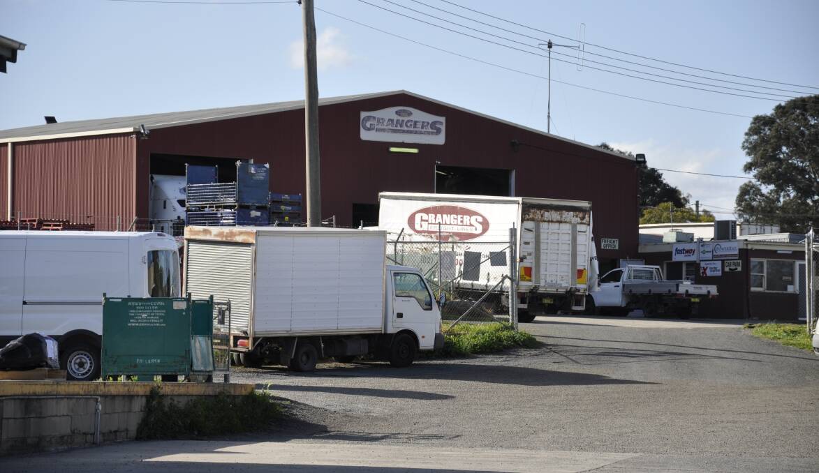 ZONES 'COLLIDE': Grangers Freight Lines is located in Oxley Street, off Lansdowne Street. Owner Peter Granger argued the housing subdivision would generate complaints about nearby industry, such as his. Photo: Louise Thrower. 