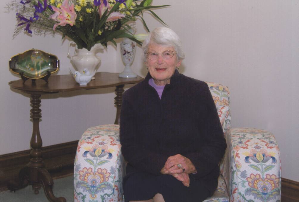MUCH LOVED: Edna Knowlman will be remembered as a special lady with a community outlook and who was ever ready to help others. She is pictured here on her 90th birthday. Photo supplied.