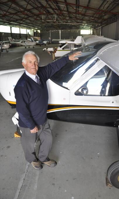 NO BUDGING: Goulburn airport hangar owner Tony Lamarra says he won't be paying a $212,595 bill that airport owner John Ferrara has levied for runway and taxiway access.