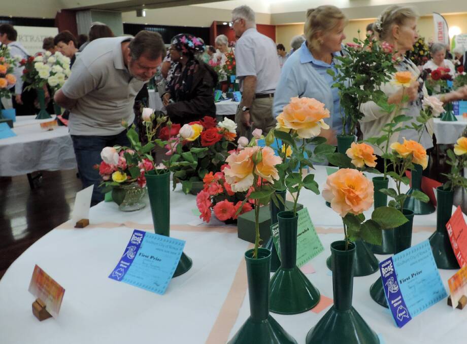 People can't help but stop to smell the roses at the Goulburn Rose Festival.