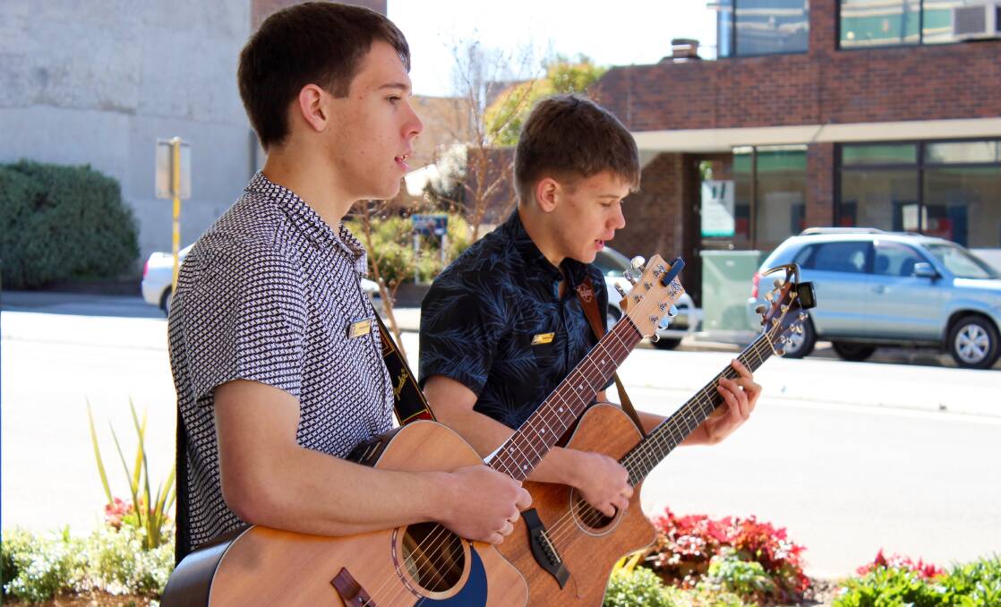 BIG GIG: Young musicians and brothers Thomas and Lachlan Bensley's band Leaving Reality will open for ‘Zoso: A Tribute to Led Zeppelin’, at the Goulburn Regional Conservatorium on Saturday, October 29.