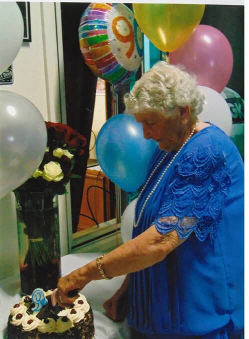 BIRTHDAY: Agnes Casey celebrating her 90th birthday