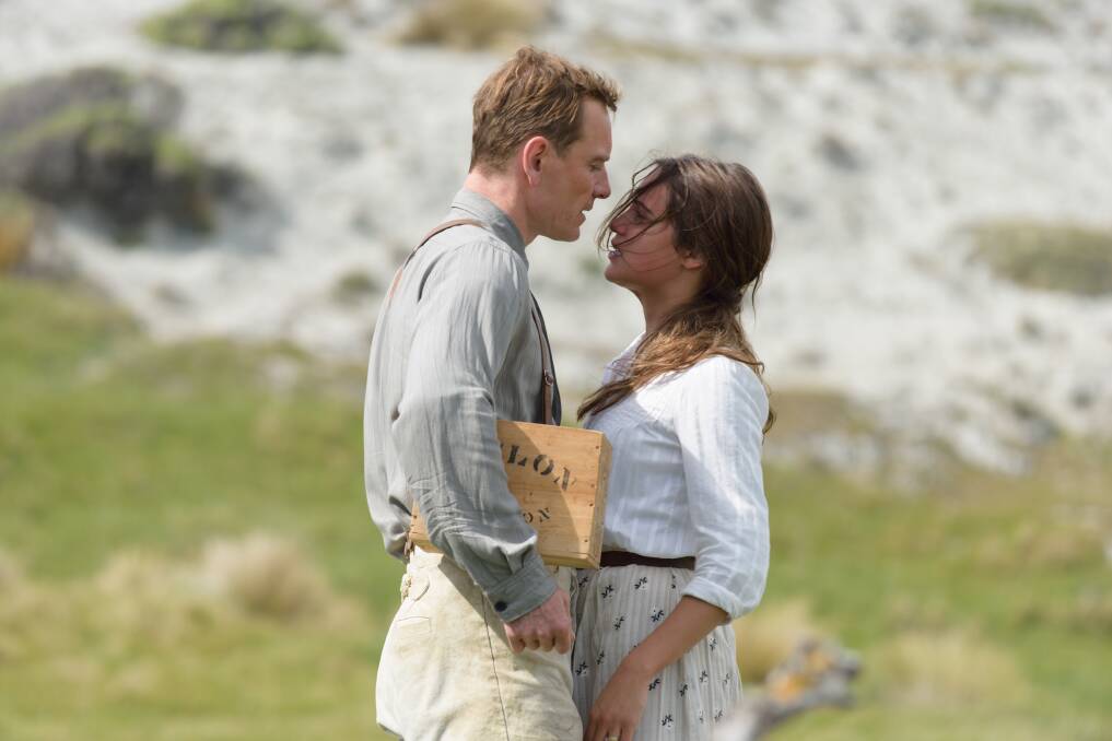 CAPTIVATING: Michael Fassbender and Alicia Vikander in 'The Light Between Oceans', presented by the Goulburn Film Group as its March movie this Sunday. Photo: supplied