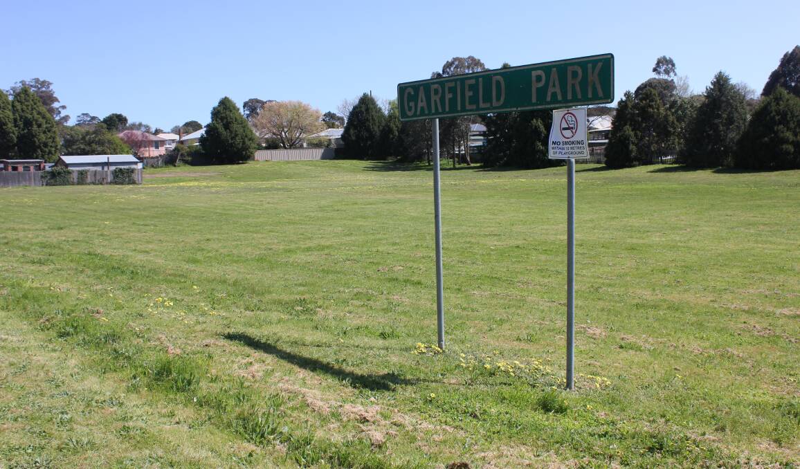 NEW DOG PARK: Garfield Park in West Goulburn will be the site of a new dog park - if it is approved at the council meeting on Tuesday. 