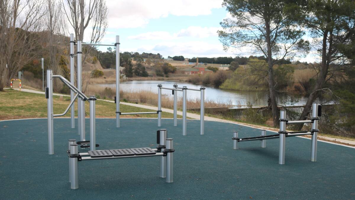 Outdoor gym. 