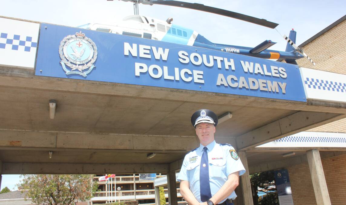 IN CHARGE: Superintendent Rod Smith is the new boss of the NSW Police Academy in Goulburn. 