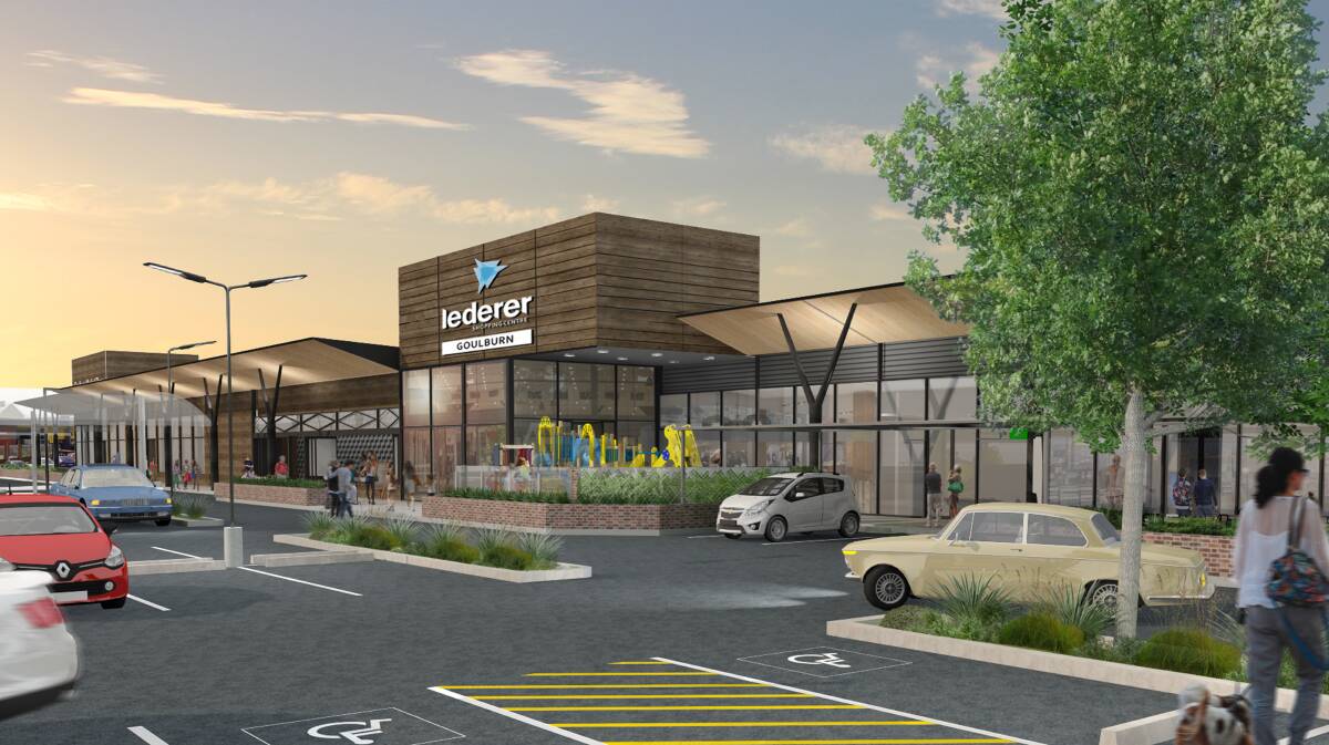 NEW PLANS: An artist's impressions of what the refurbished Marketplace Shopping Centre in Goulburn might look like next year. 