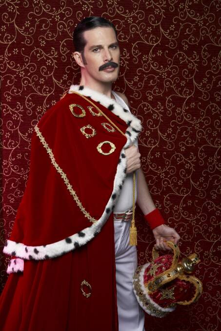 UNCANNY RESEMBLANCE: John Blunt as Freddie Mercury in the Killer Queen show. 