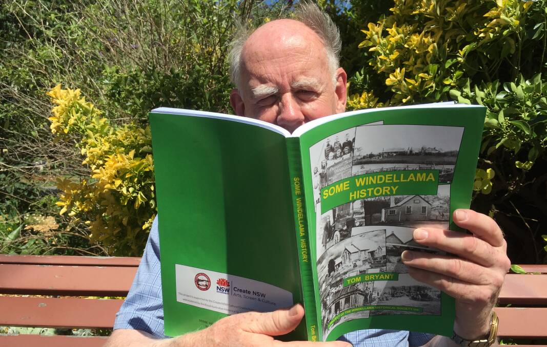 NEW HISTORY BOOK: Local history author Tom Bryant with his new book on Windellama history, that will be launched next year. 