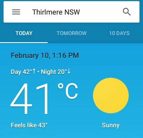 Southern Inland NSW swelters through heat wave | LIVE BLOG