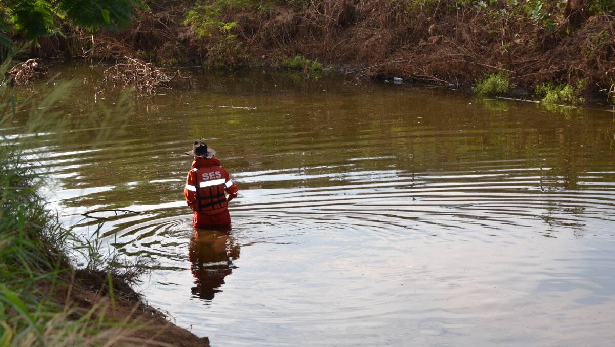 NO EVIDENCE: SES search the creeks near Mount Isa without success in the days after Kyle Coleman's disappearance.