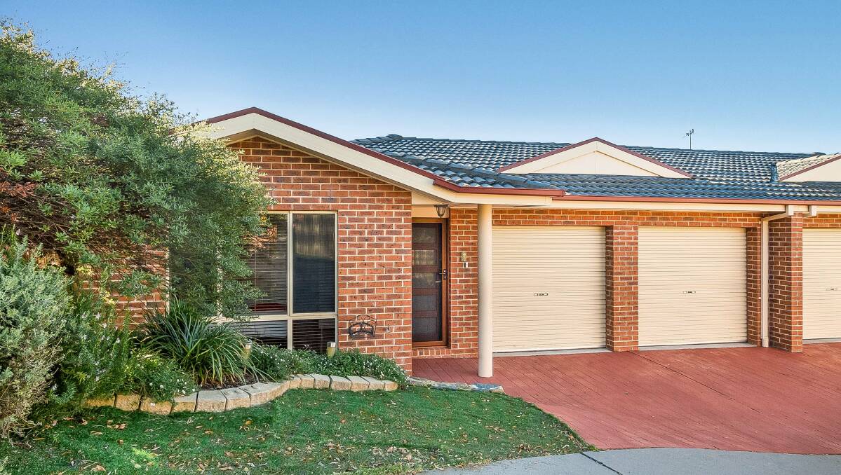 Family living: The three-bedroom, open-plan townhouse in Gordon is ideal for families. The home is on the market for offers from $495,000. Photo: Supplied
