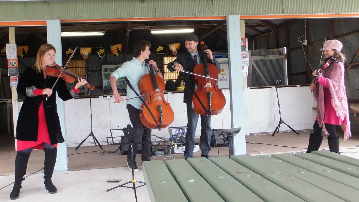STRUNG TOGETHER: The Stringers entertained the crowd at the Southern Tablelands Vintage Machinery Club, held last weekend.