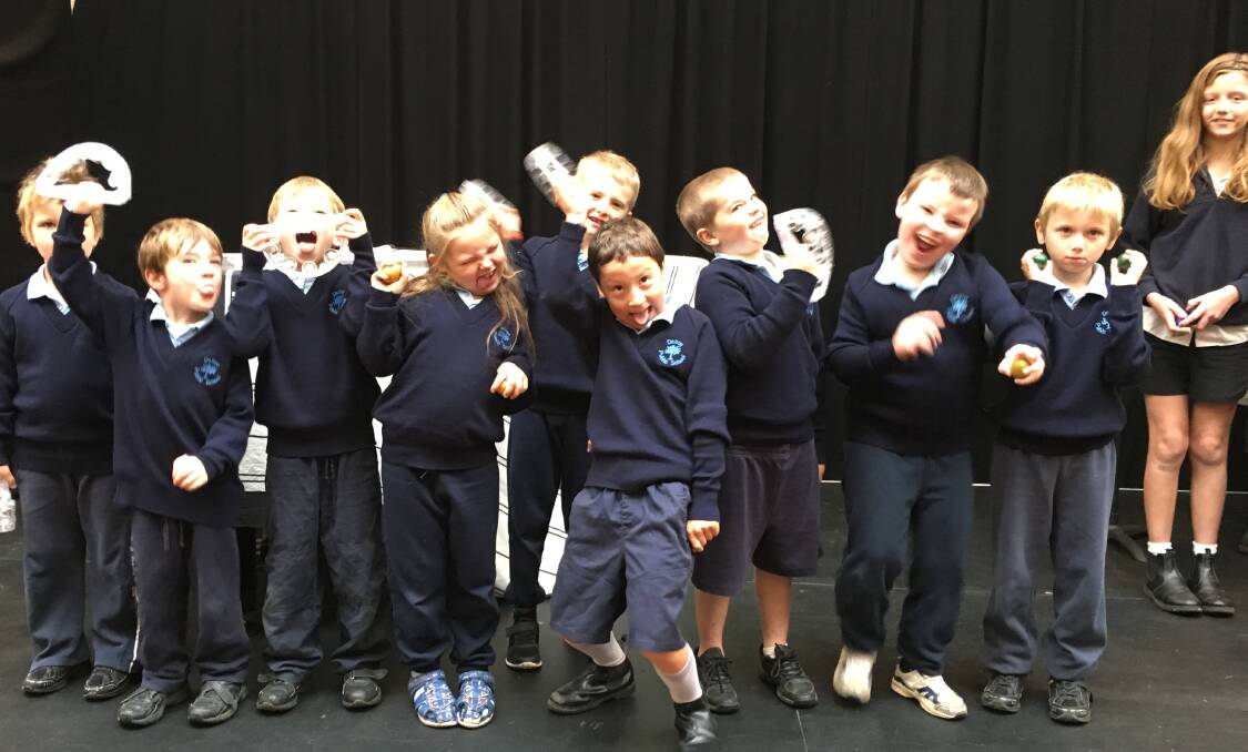 MUSIC MAD: Students from Dalton Public School created a musical storm with percussion instruments during a visit to the Goulburn Conservatorium of Music.