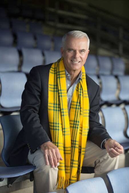 GREEN AND GOLD: The 'voice of rugby' Gordon Bray will be the Upper Lachlan Shire's Australia Day ambassador on January 26. Photo: Cole Benetts.