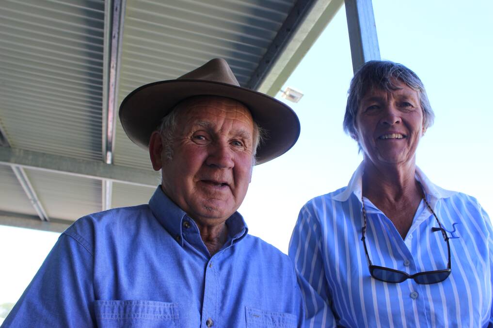 GREAT DAY: Alan Robertson chatted with Julie Alders during the very successful Taralga Show on the weekend.