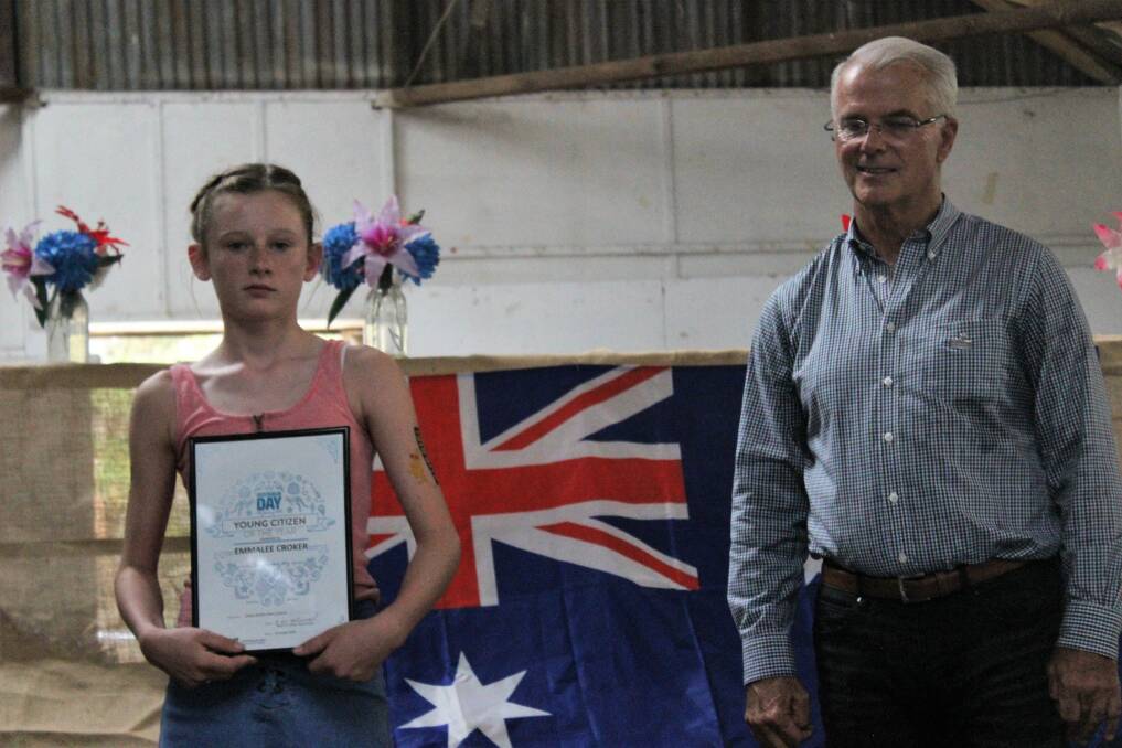 FUTURE STAR: Promising hockey player Emily Croker was named as Taralga’s Young Citizen of the Year.