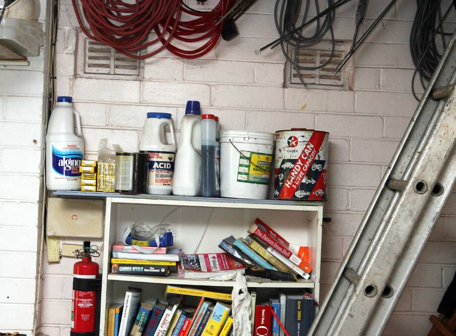 IN THE CAN: Every garage has those dried out paint tins and empty chemical bottles. Bring them along this Saturday to the chemical clean-out. Photo by Peter Morris.