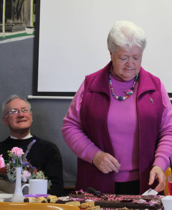 CAPACITY CROWD: Father Dermid McDermott came from Goulburn to attend the farewell for Sister Bernadette Mary, who will be leaving Taralga on October 31.