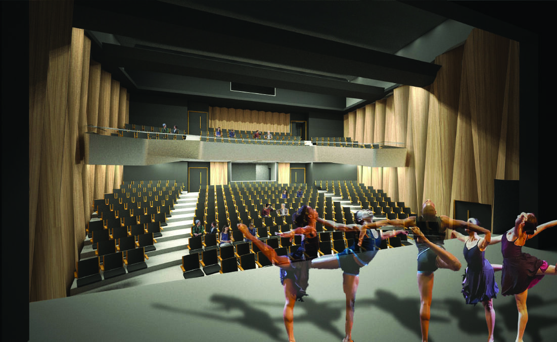 DATE SET: The planned interior of the Performing Arts Centre. A decision will be handed down by the Joint Regional Planning Panel on December 6.