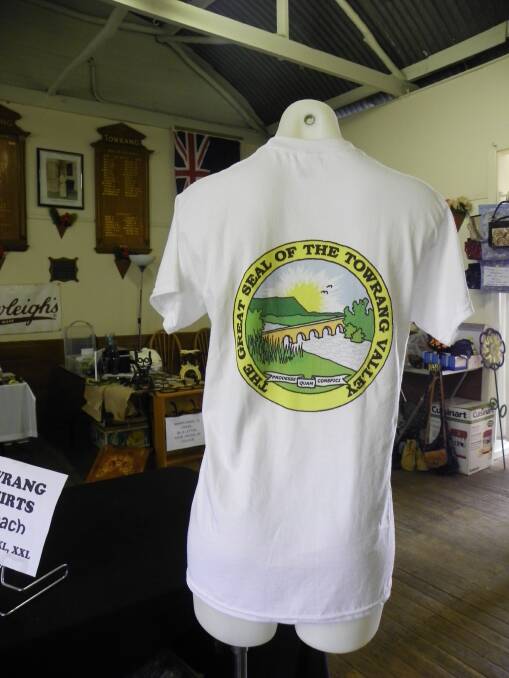 PROUD: Towrang now has its own souvenir t-shirts, something that locals and visitors alike will enjoy wearing. Photo: supplied.