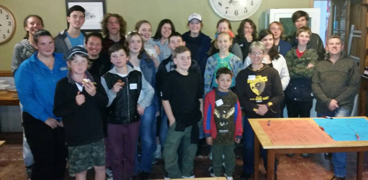 NEW VIEWS: Youth pizza night at Gunning, where 21 young folk joined together from Collector, Dalton and Gunning.