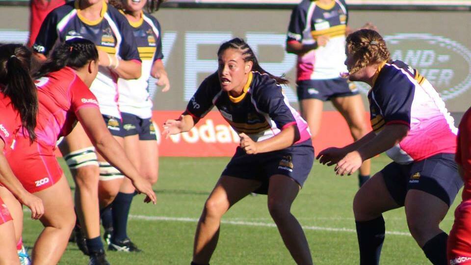 Ash Kara (centre) is sure that the Brumbies can turn their form around against the Waratahs this weekend. Photo: Supplied. 