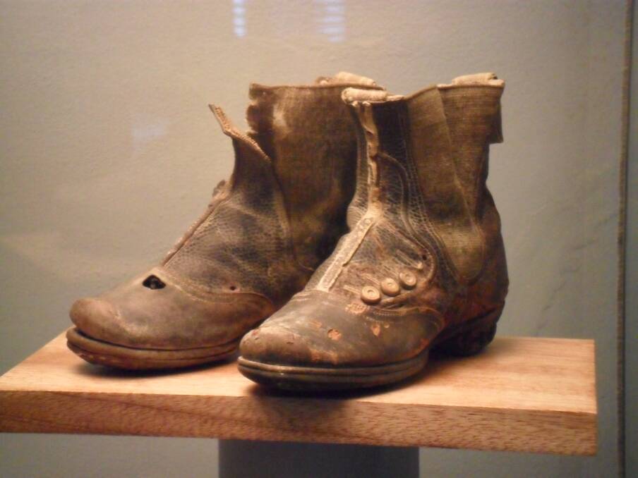 Unearthing Riversdale, March 5 to June 3, will feature items from the diverse past of the 1830s property, such as these children's boots. Photo: supplied